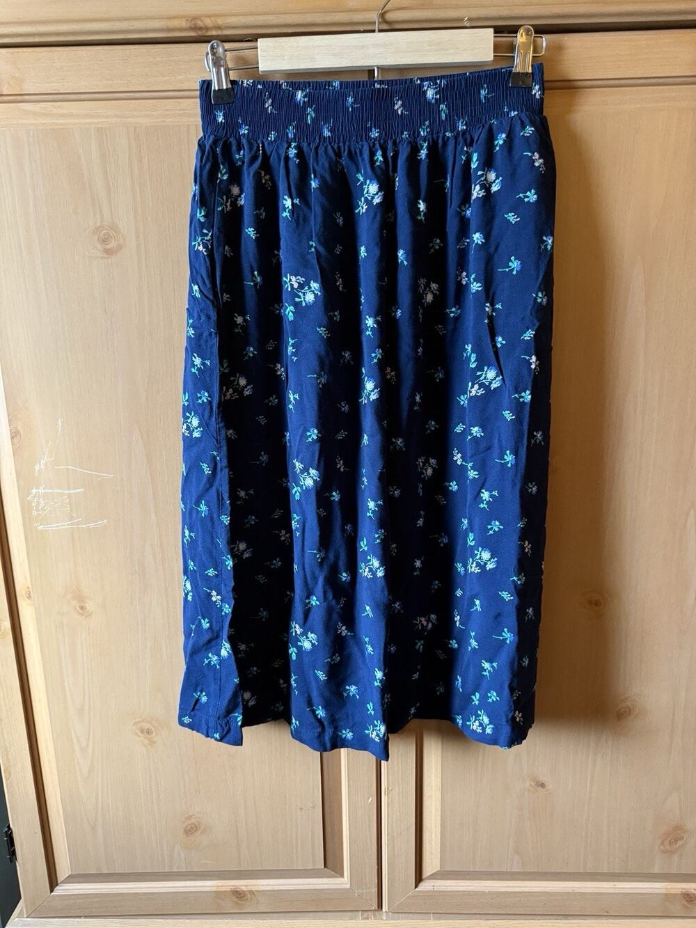 Croft Barrow XS Skirt Rayon calico Floral Y2K Cottagecore Romantic Fairy Whimsy